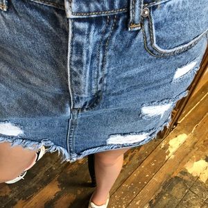 Jean skirt!!